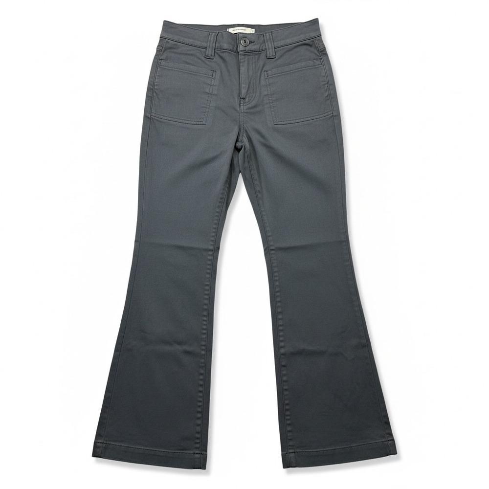 Madewell Black Mid-Rise Kick Out Jeans Size 26‎